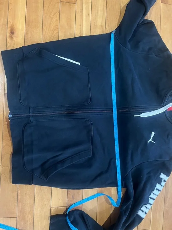 SOLD SOLD SOLD Puma Black Zip-Up Hoodie M - Picture 14 of 15
